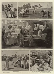 Britse festiviteiten in Opper-Egypte